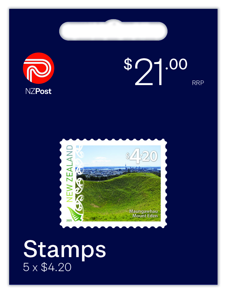 5 x $4.20 Stamp Booklets, 5 stamps per booklet