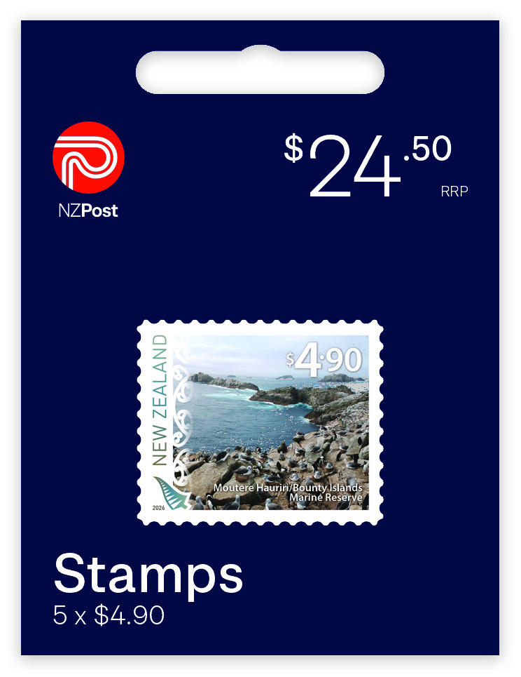 5 x $4.90 Definitive Stamp Booklet, 5 stamps per booklet