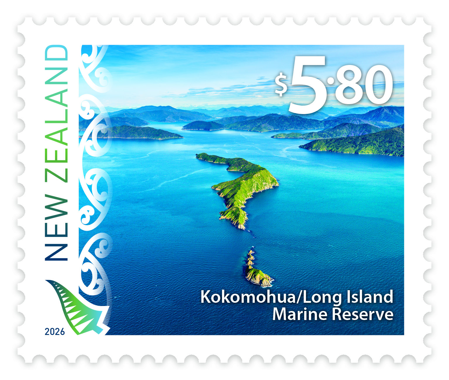 $5.80 Definitive stamp, 20 stamps per sheet