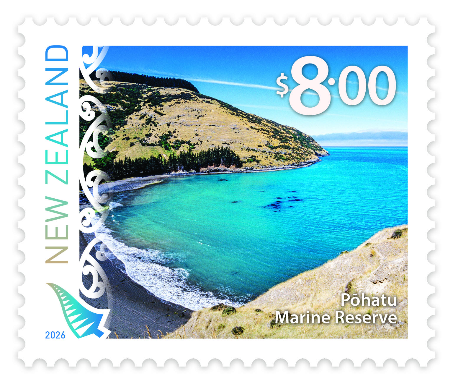 $8.00 Definitive stamp, 20 stamps per sheet