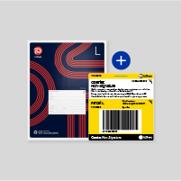 L Bag + Courier Ticket