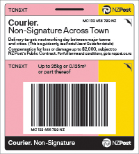 Courier Across Town Prepaid Ticket